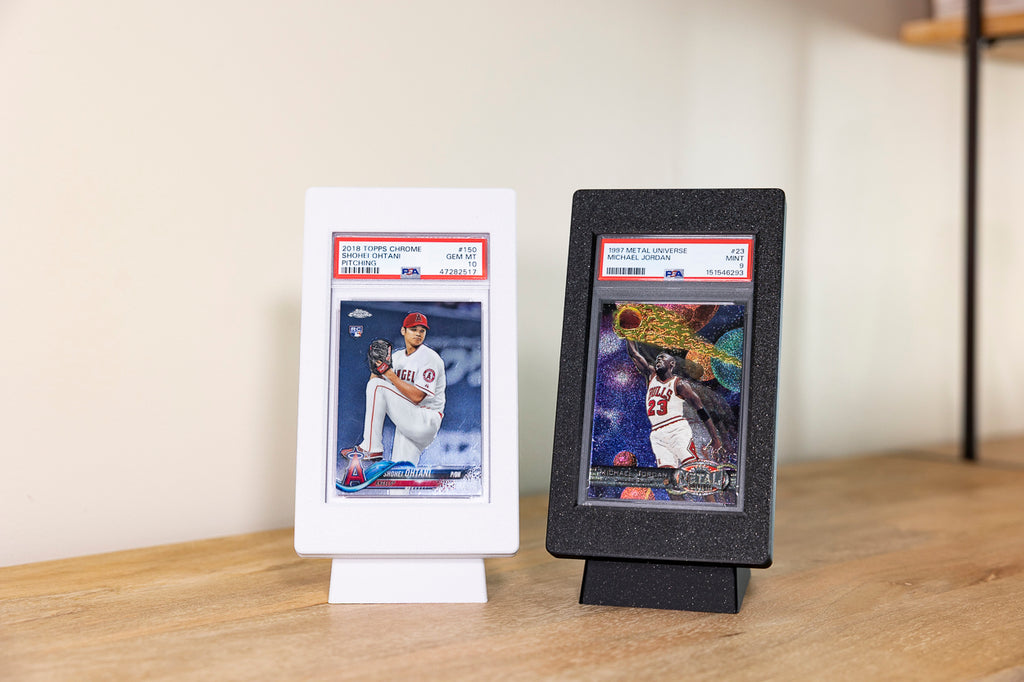 Single Desktop Display for PSA Graded Trading Cards