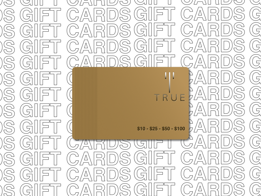 True Card Display Gift Card