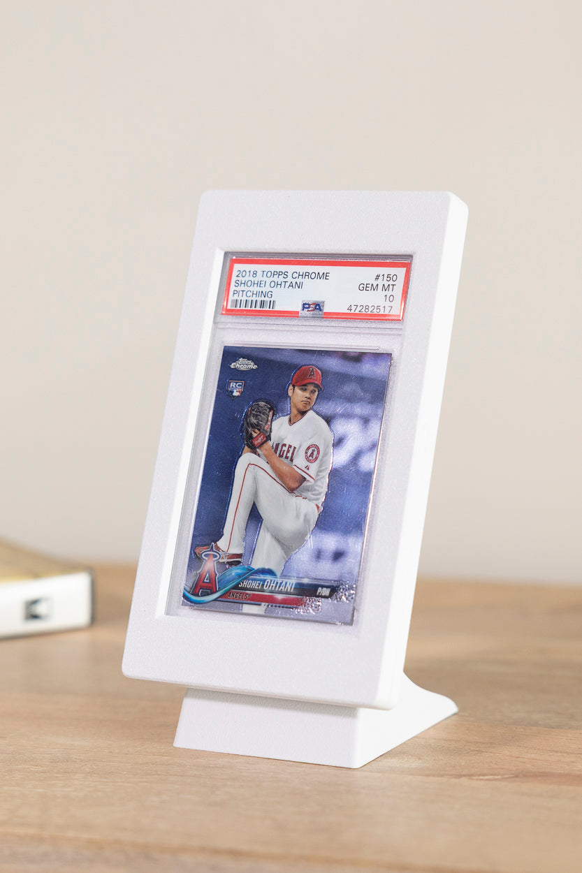 Single Desktop Display for PSA Graded Trading Cards