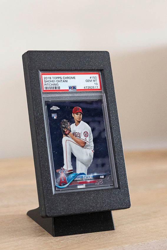 Single Desktop Display for PSA Graded Trading Cards