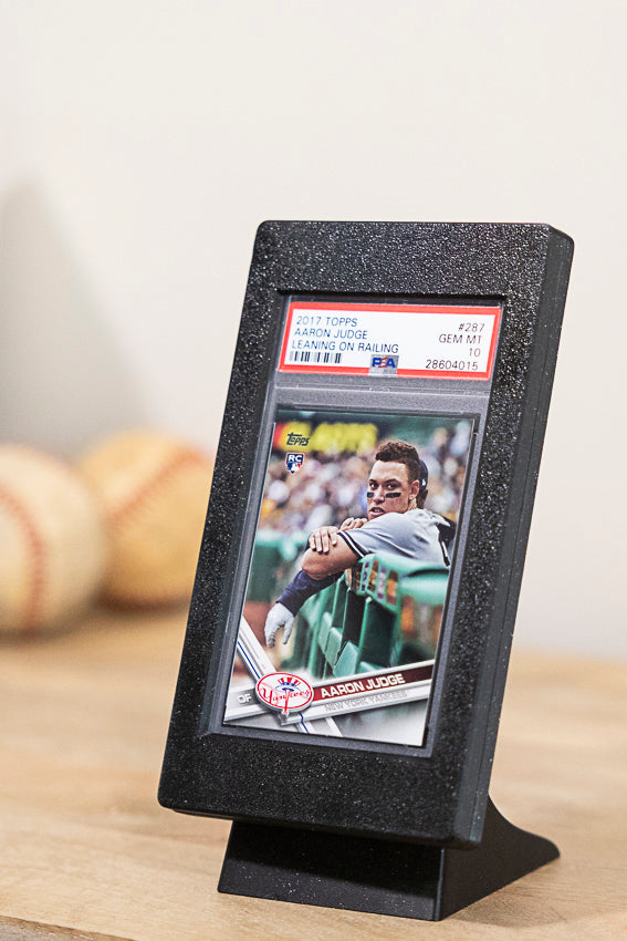 Single Desktop Display for PSA Graded Trading Cards