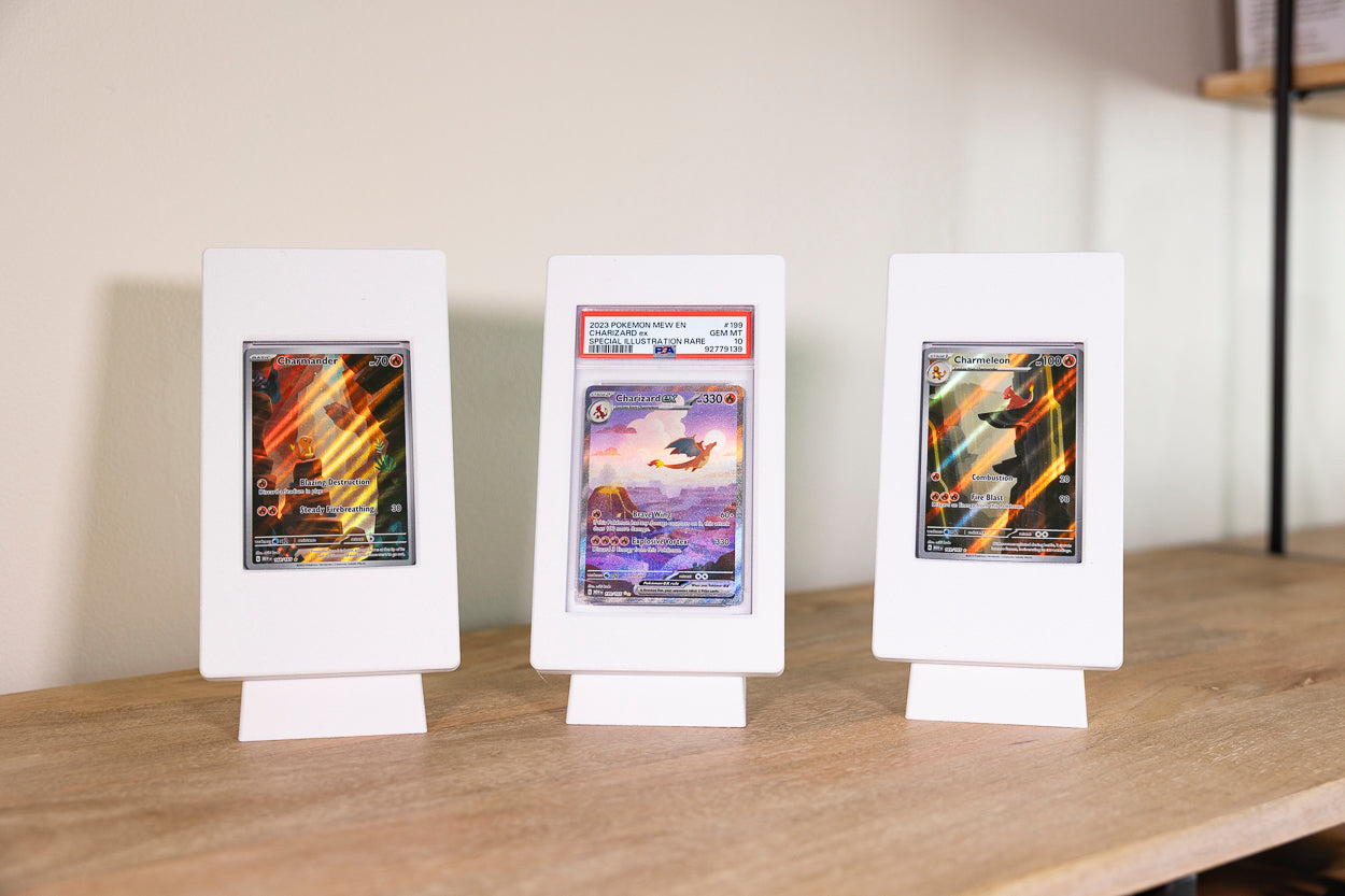 Single Desktop Display for PSA Graded Trading Cards